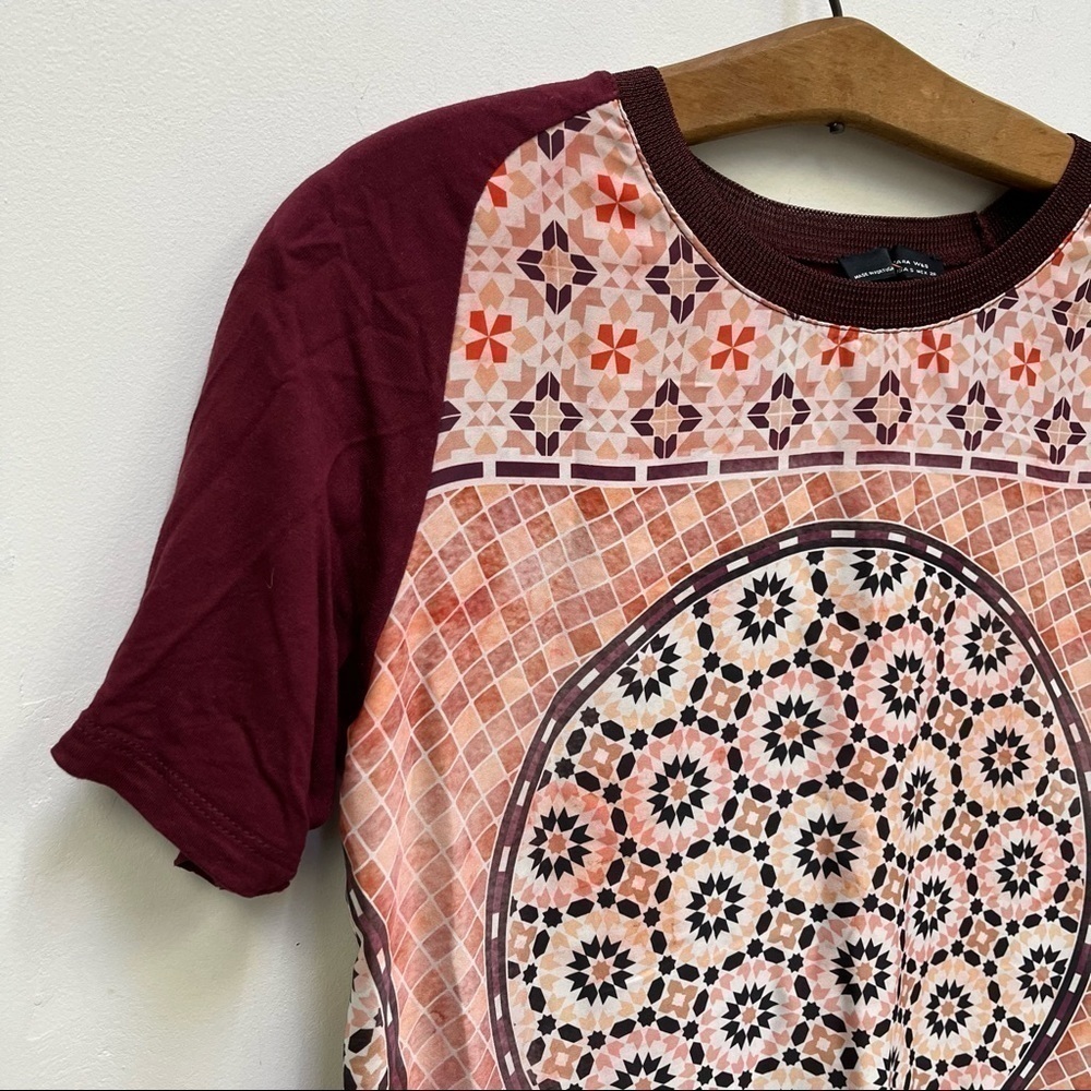 Zara W&B Raglan Top - Picture 2 of 4